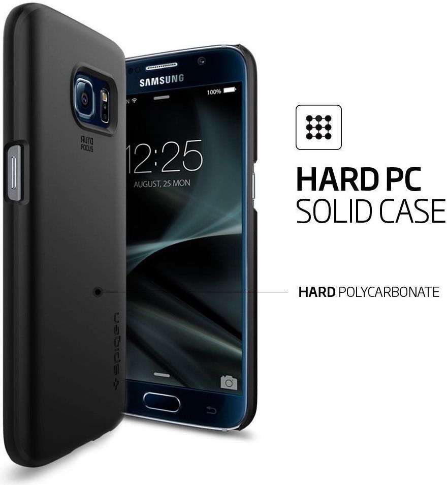 Spigen Thin Fit Case Samsung Galaxy S7 Zwart afbeelding 2