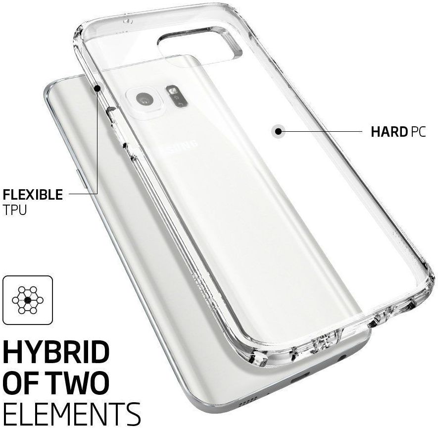 Spigen Ultra Hybrid Case Samsung Galaxy S7 Crystal Clear afbeelding 8