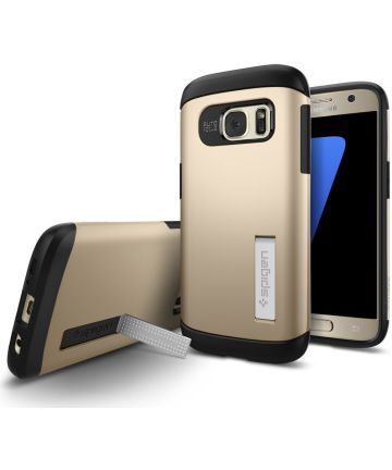Spigen Slim Armor Case Samsung Galaxy S7 Goud Hoesjes