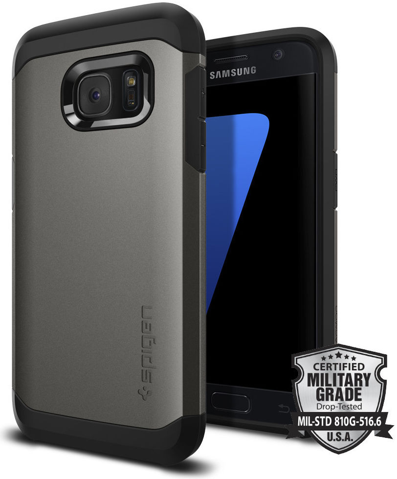 Spigen Tough Armor Case Samsung Galaxy S7 Gunmetal afbeelding 1
