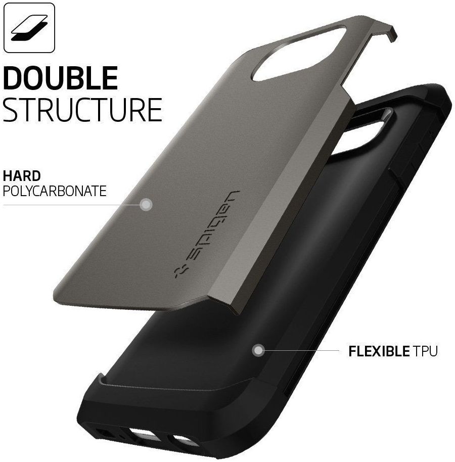 Spigen Tough Armor Case Samsung Galaxy S7 Gunmetal afbeelding 4