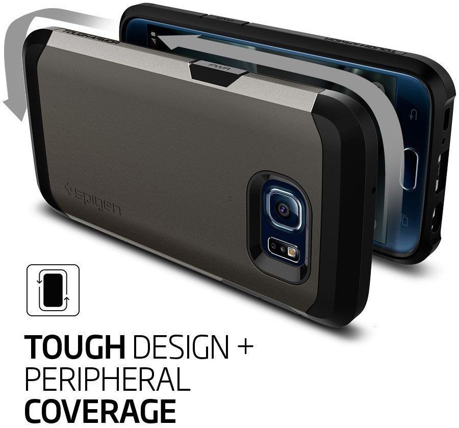 Spigen Tough Armor Case Samsung Galaxy S7 Gunmetal afbeelding 7