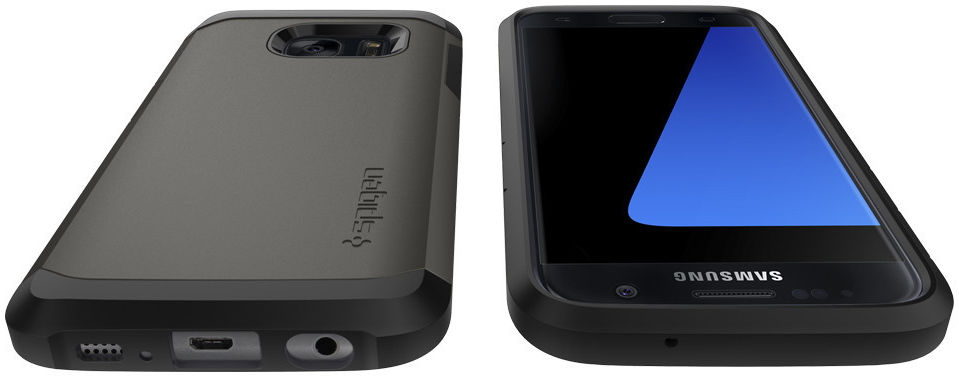 Spigen Tough Armor Case Samsung Galaxy S7 Gunmetal afbeelding 15