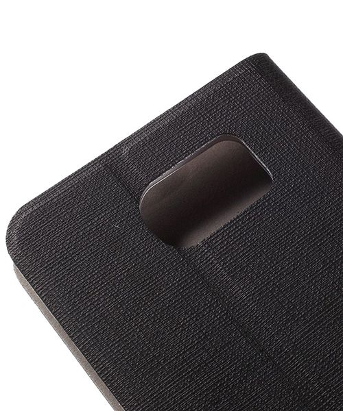 Samsung Galaxy S7 Kruis Textuur Flip Hoesje Zwart afbeelding 9