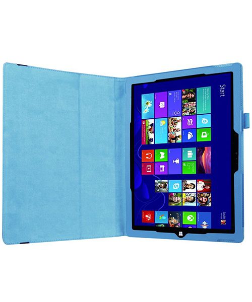 Microsoft Surface Pro 4 / 5 / 6 / 7 Standaard Hoesje Blauw afbeelding 4