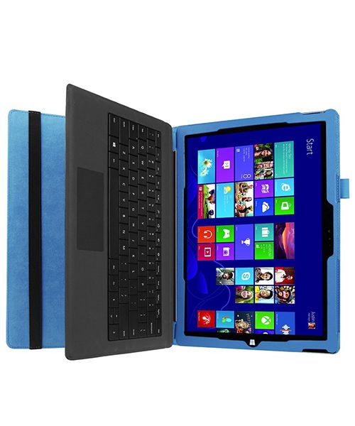 Microsoft Surface Pro 4 / 5 / 6 / 7 Standaard Hoesje Blauw afbeelding 7