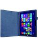 Microsoft Surface Pro 4 / 5 / 6 / 7 Standaard Hoesje Donker Blauw