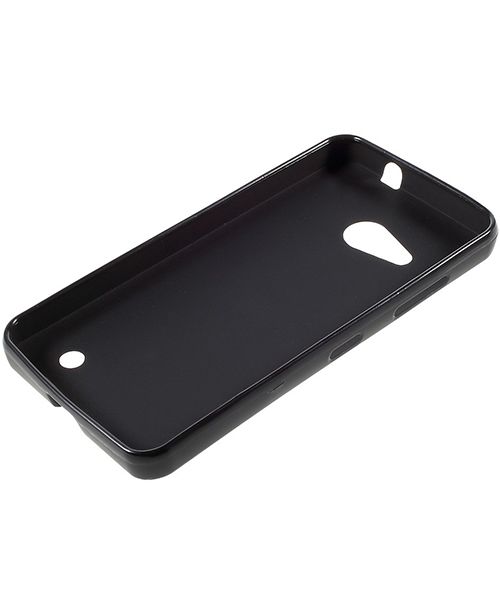 Microsoft Lumia 550 TPU Back Cover Zwart afbeelding 8