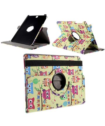 Samsung Galaxy Tab A 9.7 360 Rotary Stand Case Adorable Owls Hoesjes