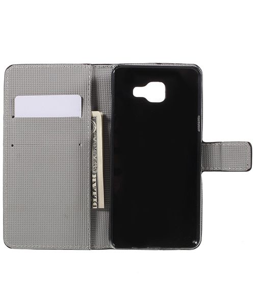Samsung Galaxy A5 (2016) Flip Hoesje met Print Paisley Pattern afbeelding 2