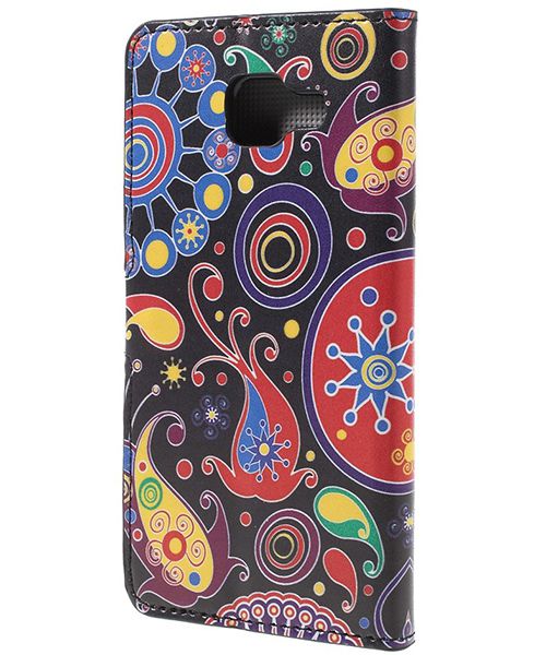 Samsung Galaxy A5 (2016) Flip Hoesje met Print Paisley Pattern afbeelding 4