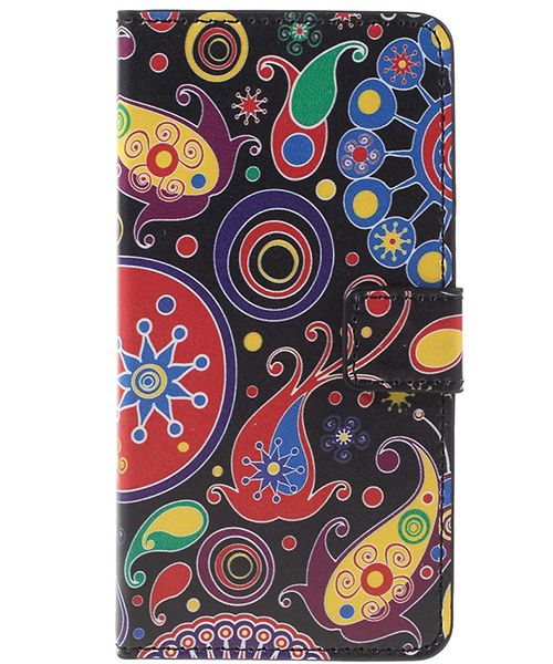 Samsung Galaxy A5 (2016) Flip Hoesje met Print Paisley Pattern afbeelding 5