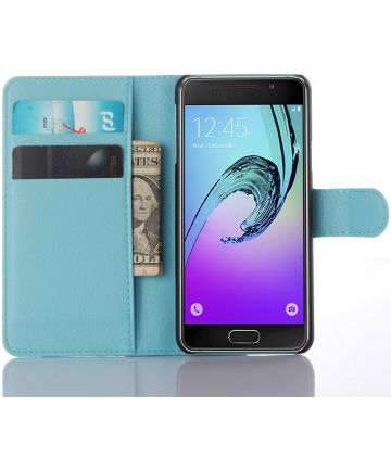 Samsung Galaxy A3 (2016) Portemonnee Hoesje Blauw Hoesjes