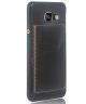 Samsung Galaxy A3 (2016) Klassiek Lederen Hard Cover Zwart