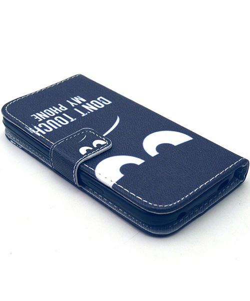 Samsung Galaxy S5 Mini Portemonnee Case Angry Face afbeelding 3