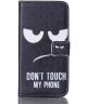 Samsung Galaxy S6 Portemonnee Case Angry Face