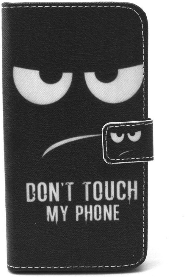 Samsung Galaxy S6 Edge Portemonnee Case Angry Face afbeelding 2