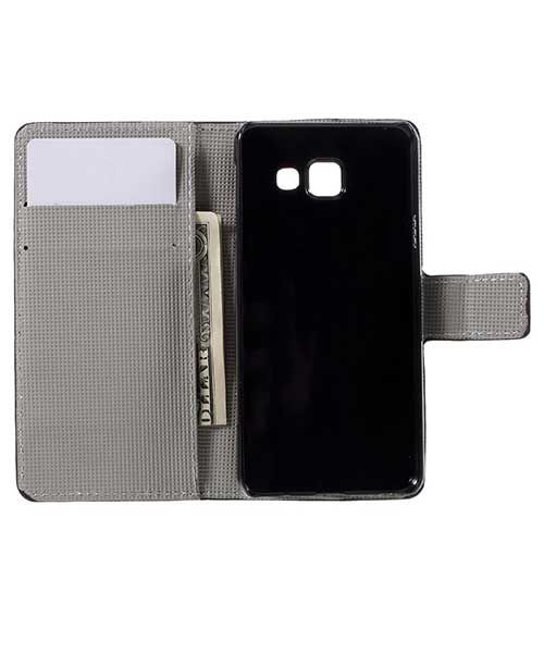 Samsung Galaxy A3 2016 Portemonnee Hoesje Retro Patroon Print afbeelding 6