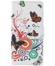 Samsung Galaxy A3 2016 Portemonnee Hoesje Butterfly Print