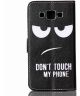 Samsung Galaxy A5 Portemonnee Flip Hoesje Print Don't Touch My Phone
