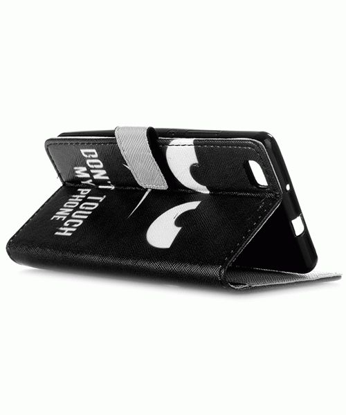 Huawei Ascend P8 Lite Portemonnee Flip Hoesje Print afbeelding 4
