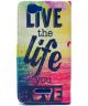 Wiko Rainbow Wallet Stand Case Live The Life You Love