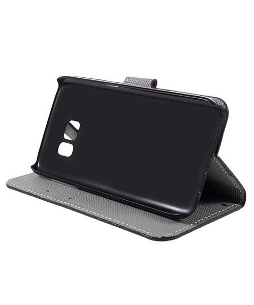 Samsung Galaxy S7 Wallet Hoesje Print Paars Vlinder afbeelding 5