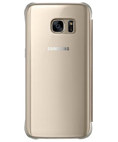 Samsung Galaxy S7 Clear View Flip Case Goud Origineel afbeelding 4