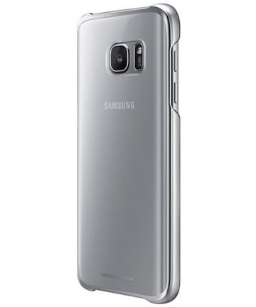 Samsung Galaxy S7 Clear Cover Hoesje Zilver Origineel Hoesjes