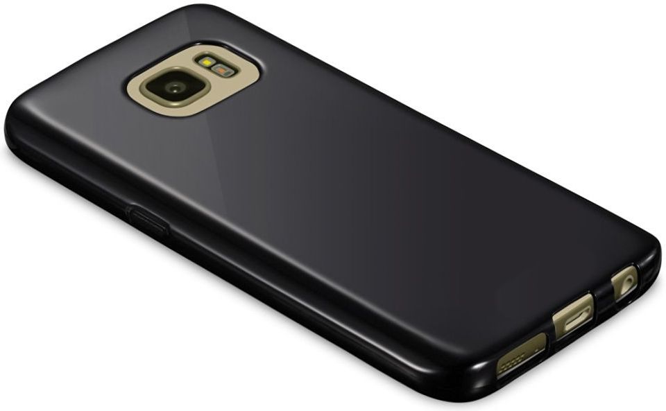 Samsung Galaxy S7 Zacht TPU Hoesje Zwart afbeelding 7