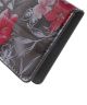 Sony Xperia M5 Portemonnee Stand Hoesje Pink Flowers