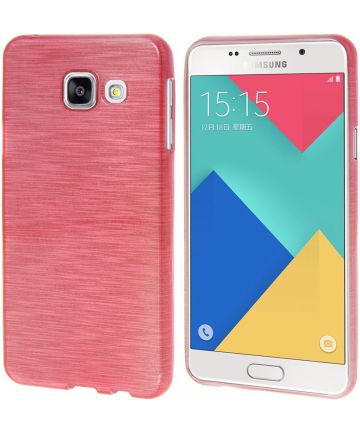 Samsung Galaxy A3 (2016) Brushed TPU Hoesje Roze Hoesjes