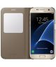 Samsung Galaxy S7 S-View Cover Goud Origineel