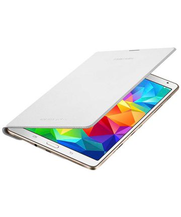 Samsung Galaxy Tab S 8.4 Slim Cover White Hoesjes
