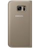 Samsung Galaxy S7 Portemonnee Hoesje Goud Origineel