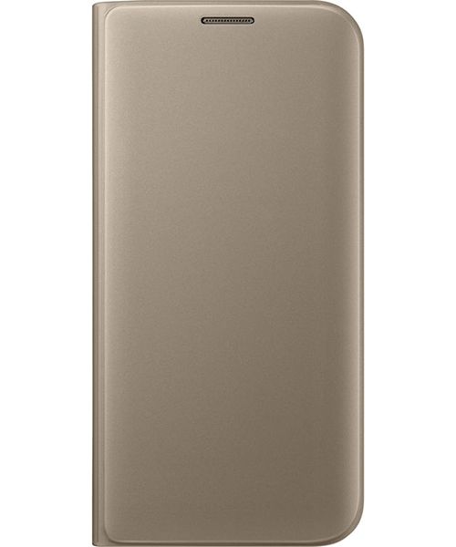 Samsung Galaxy S7 Portemonnee Hoesje Goud Origineel afbeelding 3