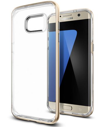 Spigen Neo Hybrid Crystal Samsung Galaxy S7 Edge Hoesje Gold Hoesjes