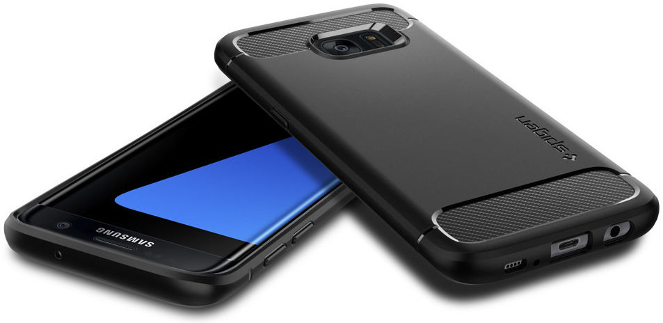 Spigen Rugged Armor Samsung Galaxy S7 Edge Hoesje Zwart afbeelding 9