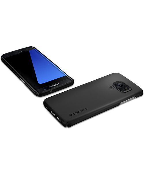 Spigen Thin Fit Hoesje Samsung Galaxy S7 Edge Black afbeelding 5