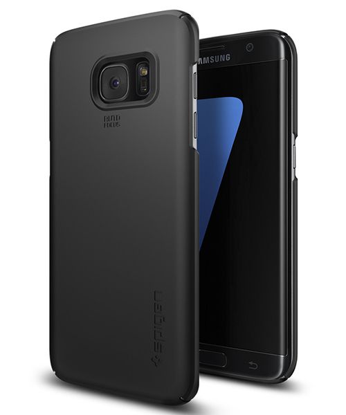 Spigen Thin Fit Hoesje Samsung Galaxy S7 Edge Black afbeelding 1