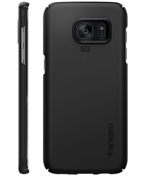 Spigen Thin Fit Hoesje Samsung Galaxy S7 Edge Black afbeelding 2