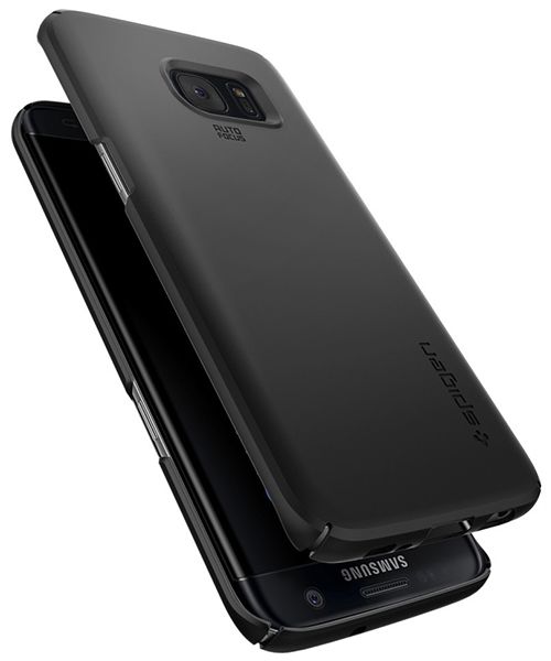 Spigen Thin Fit Hoesje Samsung Galaxy S7 Edge Black afbeelding 3