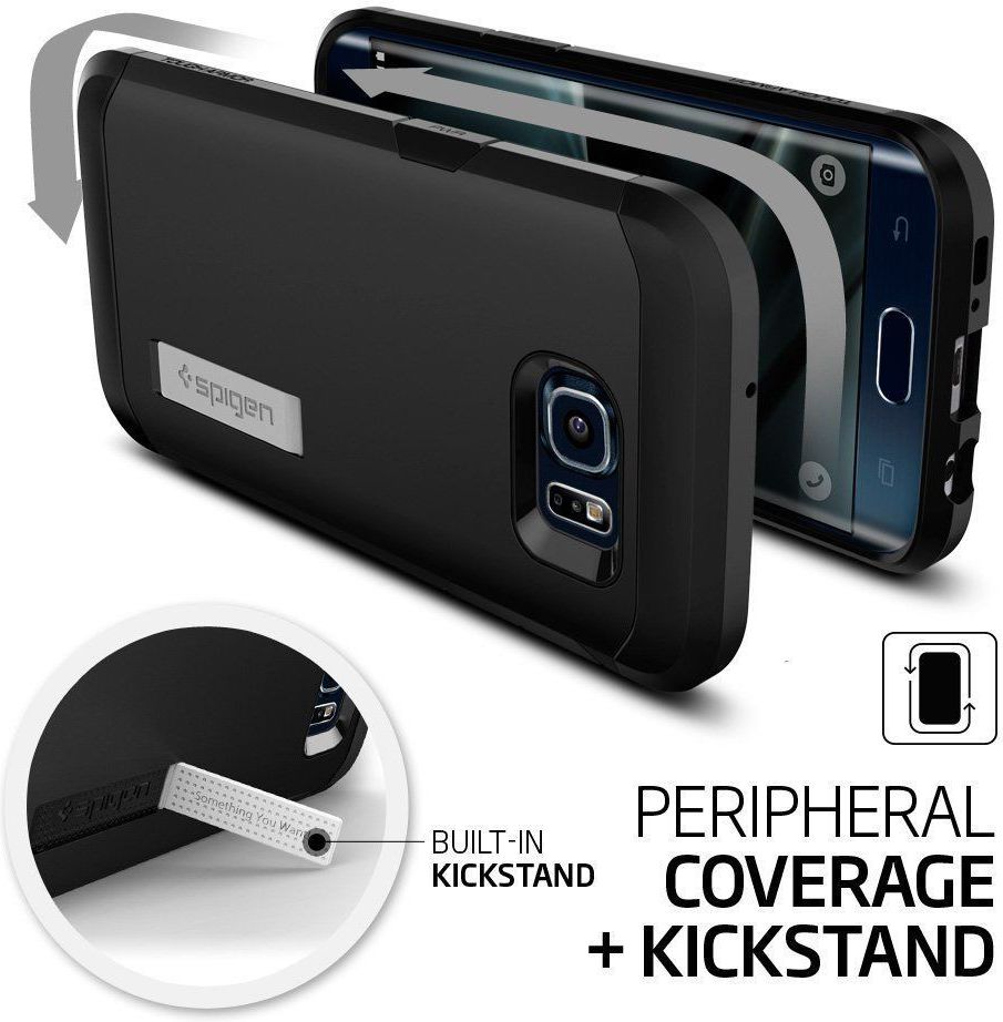 Spigen Tough Armor Hoesje Samsung Galaxy S7 Edge Black afbeelding 7