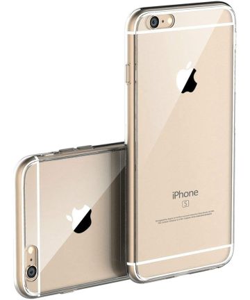 grijs Imitatie Idioot Apple iPhone 6S Doorzichtig Hoesje | GSMpunt.nl