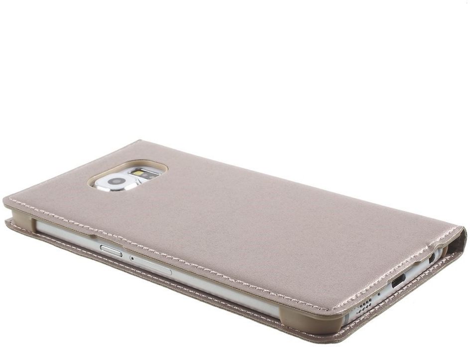 Samsung Galaxy S6 Window View Hoesje Goud afbeelding 4