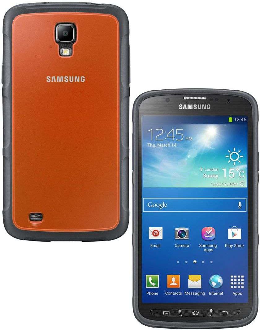 Samsung Galaxy S4 Active I9295 Oranje Back Cover afbeelding 4