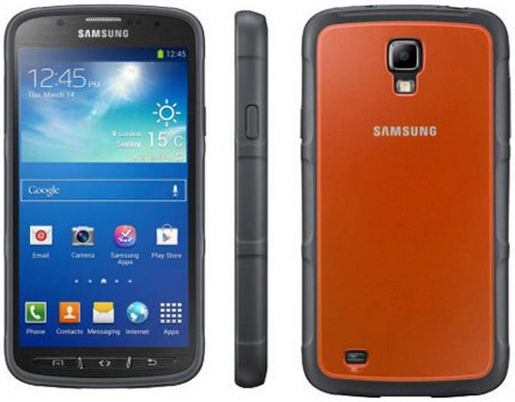 Samsung Galaxy S4 Active I9295 Oranje Back Cover afbeelding 5