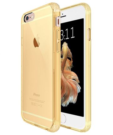 Apple iPhone 6S Impact Resistant TPU Hoesje Gold Hoesjes