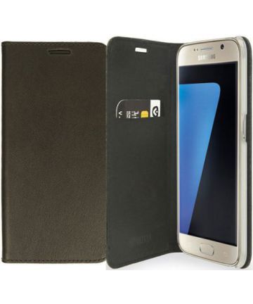 Valenta Classic Style Samsung Galaxy S7 Hoesje Leer Bookcase Zwart Hoesjes