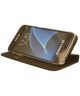 Valenta Classic Style Samsung Galaxy S7 Hoesje Leer Bookcase Kroko